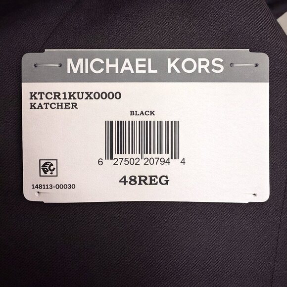 Michael Kors Black Classic Sport Coat / Tuxedo Jacket 48R – New w/ Tags - Picture 2 of 7